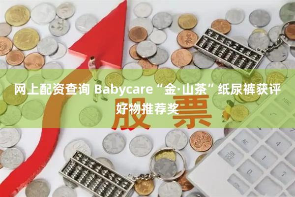 网上配资查询 Babycare“金·山茶”纸尿裤获评好物推荐奖